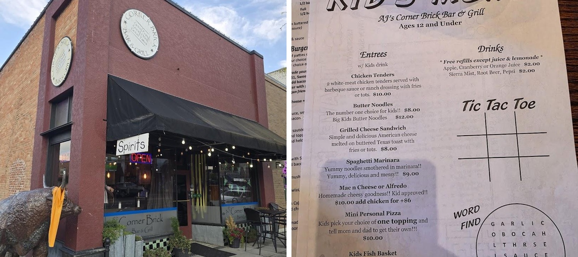 AJ's | Corner Brick Bar & Grill